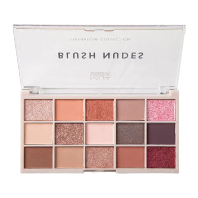 MUA 15 Shade Eyeshadow Palette – Blush Nudes