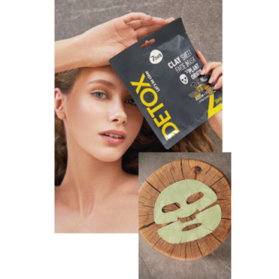 7DAYS Clay Sheet Face Mask Kaolin & Seaweed