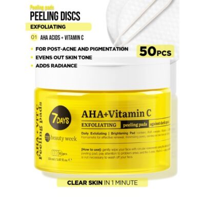 7DAYS Exfoliating Peeling Pads AHA+Vitamin C