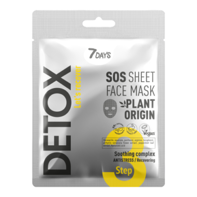 7DAYS SOS Sheet Face Mask Soothing complex
